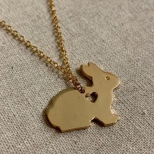 Gold Bunny Necklace
